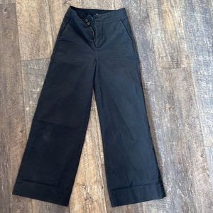 Wide-leg Button-Front Pant by J Crew